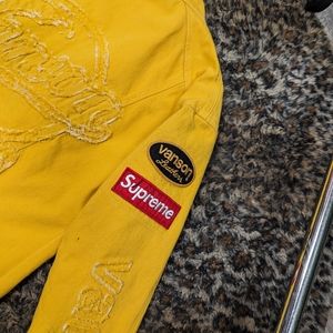 Supreme yellow denim jacket